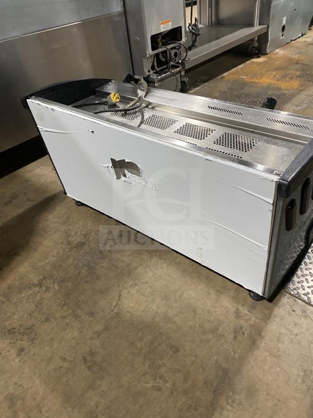 Danesi CONTROL3GR commercial 3-group espresso machine, stainless steel, includes porta filter handles, 220V, used condition.