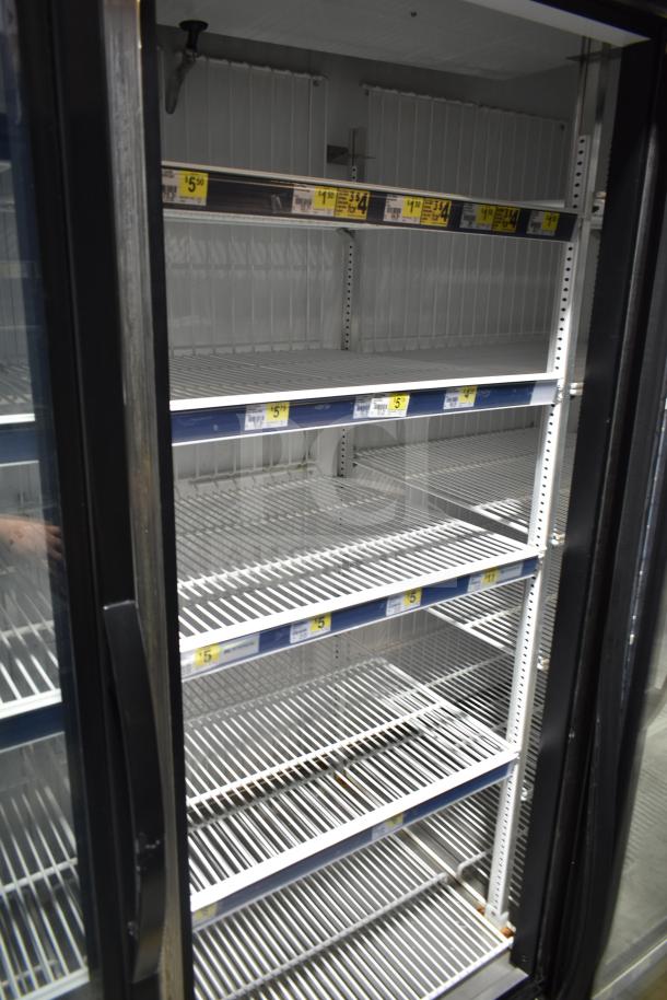 2017 True GDM-72F-HC, 3-door reach-in freezer, commercial use, tested working, 115/208-230V, 1 phase, clean interior shelves.