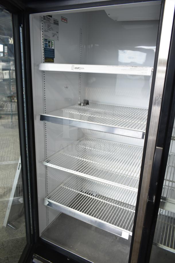 2020 True GDM-49-HC Cooler, commercial 2-door reach-in, 115V, 1 phase, four shelves, tested, working condition.