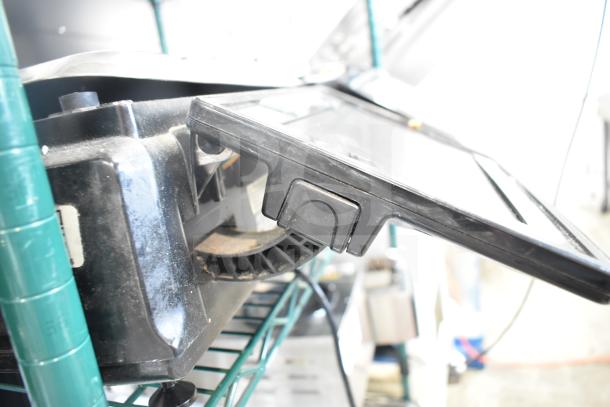 2017 Hobart HTi-7LH26 commercial countertop scale, black casing, tested and working, suitable for 120/208-240V, 1 phase.