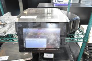 2016 Hobart HTi-7LH26 food scale, damaged screen, no power cord, tested working, 120/208-240V, 1 phase.