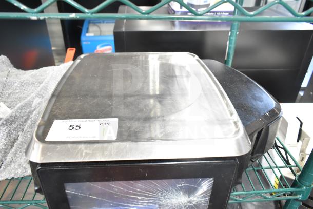 2016 Hobart HTi-7LH26 food portioning scale, screen damaged, no power cord, tested working, 120/208-240V, 1 phase.