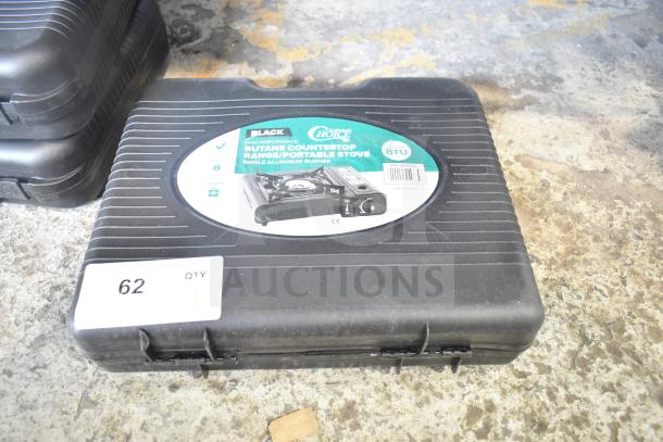 BRAND NEW Choice 472E10SL 1-Burner Butane Range in case, 8000 BTU, scratch and dent condition.