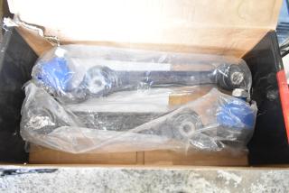 Brand new chassis parts control arm kits, H102527064 CAK30176-C, in original packaging with minor scratches.