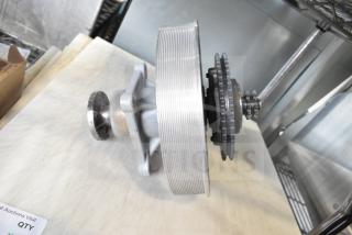 Alt text: Brand new Estella 348PSM456CLS clutch assembly for SM50 and SM60, showing minor scratches and dents.