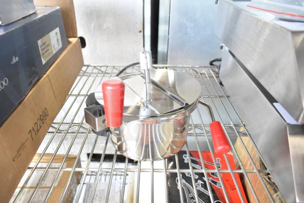 3 brand new items: Vollrath XMIX8202 switch, True Refrigeration 880331 kit, Carnival King 382PM4KETTLE popcorn kettle.