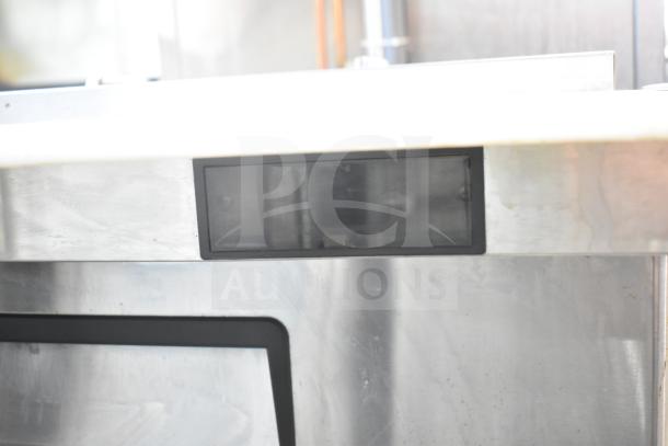 Atosa commercial prep table, stainless steel, 115 volts, 1 phase, in well-maintained condition.