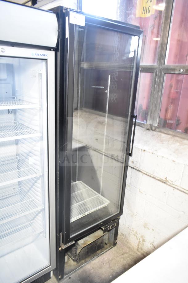 Master-Bilt IM-23GB Single Door Reach-In Freezer Merchandiser, glass front, visible shelf, used condition, 115/208-230V.