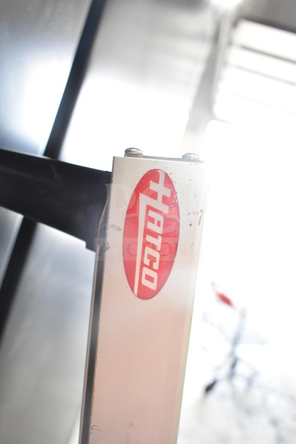 Hatco GRS-60-H Glo-Ray Heated Shelf Warmer with visible logo, scratch mark, 60"x17.5", portable, 120V, new condition.