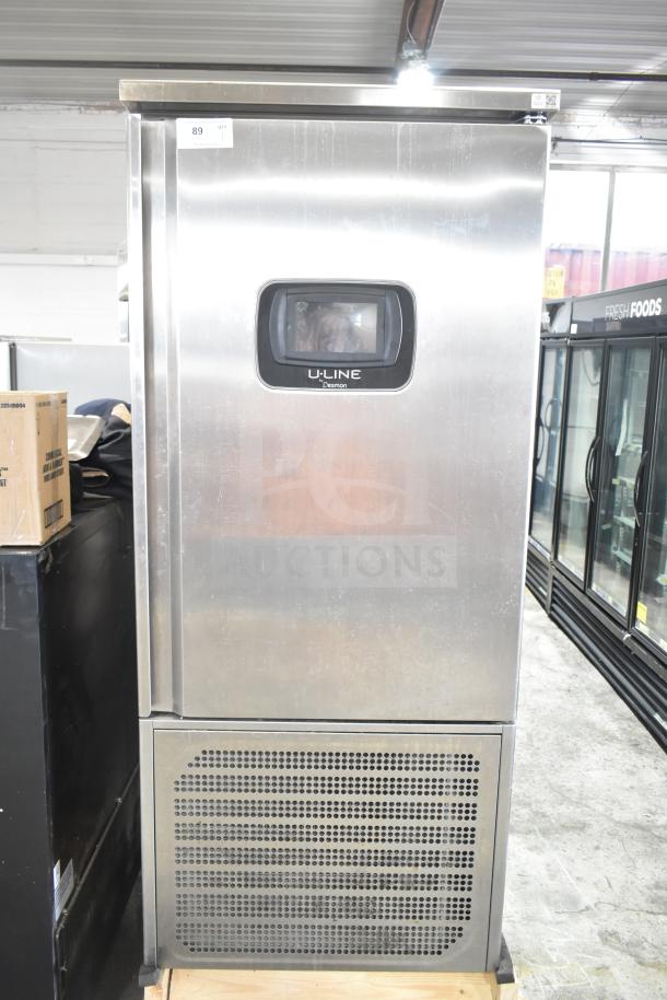 2022 Desmon GBF-15+ETL stainless steel commercial blast chiller with 4 probes, 220V, 3-phase, in good condition.