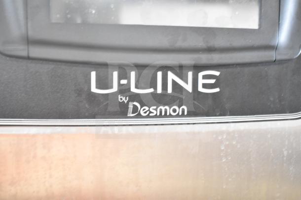 2022 Desmon GBF-15+ETL stainless steel blast chiller, commercial use, 4 probes, 220 volts, 3-phase; U-LINE by Desmon label.