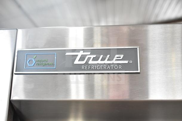 2021 True T-35-HC Commercial 2 Door Reach-In Cooler, stainless steel, natural refrigerant label, on casters, 115V.