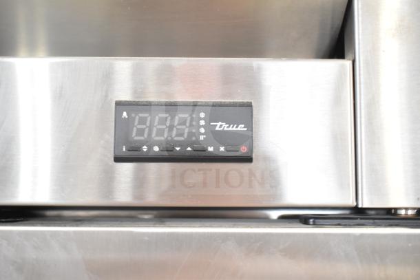 2021 True T-35-HC Commercial Cooler control panel, stainless steel finish, digital display, 115V, 1 Phase.