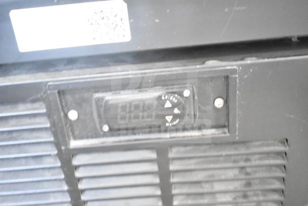 Habco SE12 commercial reach-in cooler, single door, 115 volts, 1 phase, digital display panel shown.