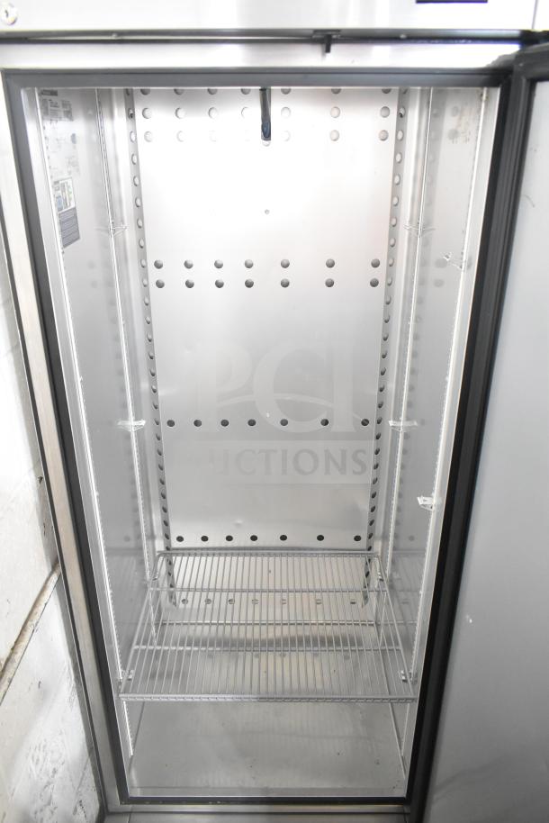 2020 True T-19F-HC commercial single door reach-in freezer, on casters, 115 volts, 1 phase, excellent condition.