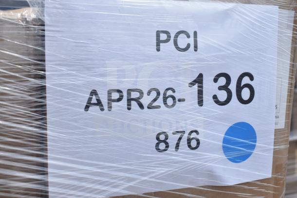 37 brand new scratch and dent items in packaging with visible label APR26-136; includes cups, plates.