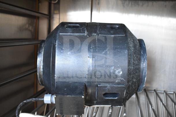 LVO FL14E stainless steel commercial floor-style pot and pan washer, 460V, 3-phase, in excellent condition.