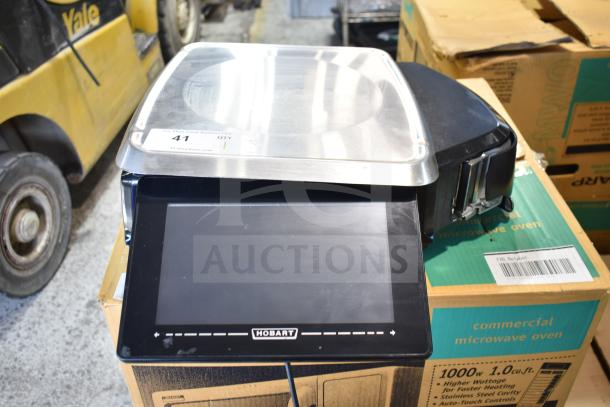 2016 Hobart HTi-7LH commercial food portioning scale, 120/208-240 volts, 1 phase, tested and working.