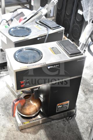 2023 Bunn VPR 33200.0015 Pourover Coffee Brewer with upper and lower warmer, 120V, used condition.