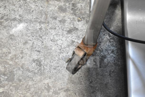 Belshaw H&I Commercial Icing Station caster. Features include sturdy metal frame and commercial caster wheels, condition shows wear.