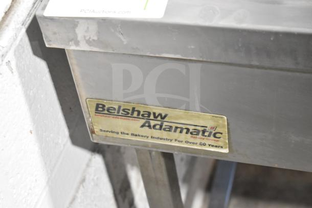 Belshaw H&I Commercial Heat and Ice Icing Station with casters. 208V, 1 phase. Belshaw Adamatic label visible.