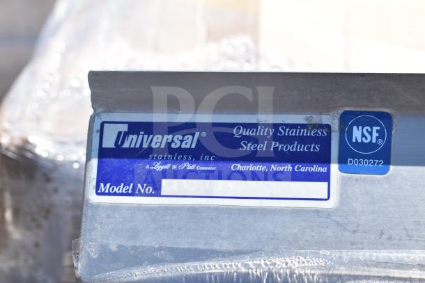 Universal Commercial Cutting Table Frame, stainless steel by Universal in Charlotte, NC. NSF certified, model details blank.
