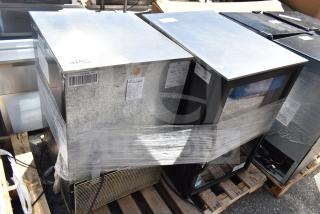 Two mini coolers, models Imbera EVC04-E1 and True GDM6-34-HC, wrapped on pallets. 120 Volts, 1 Phase.