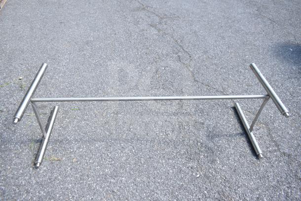 Commercial 3 bay sink with dual drain boards, stainless steel, durable, suitable for heavy-duty kitchen use.