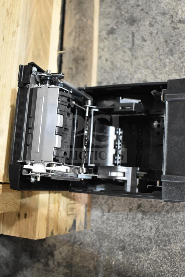 SNBC BTP-M3000 countertop receipt printer, open view, showing internal components. Appears in good condition.