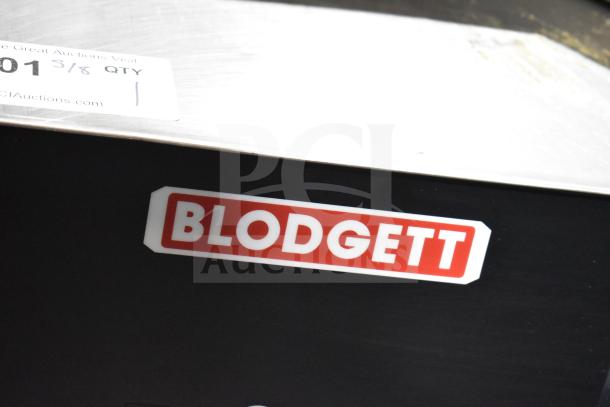 Brand new Blodgett BLCT-6E stainless steel combi convection oven. Scratch and dent condition, 208V, 3 phase, model label visible.