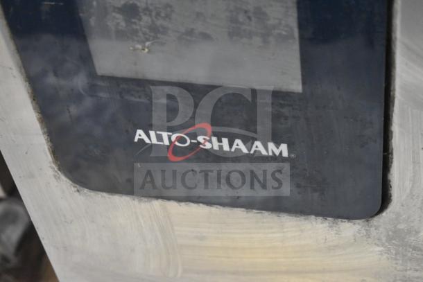 2017 Alto Shaam CTP7-20E stainless steel combi convection oven, logo detail visible, electric, 208-240V, 3 phase.