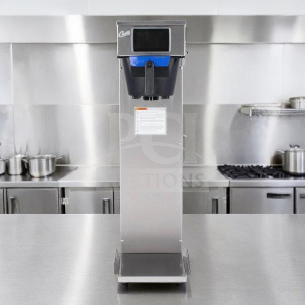 Immaculate Curtis G4TB Commercial Tea Brewer, 3–5 gallon capacity, 120V, digital control, like-new condition, model CUR-M-TEA-0941.
