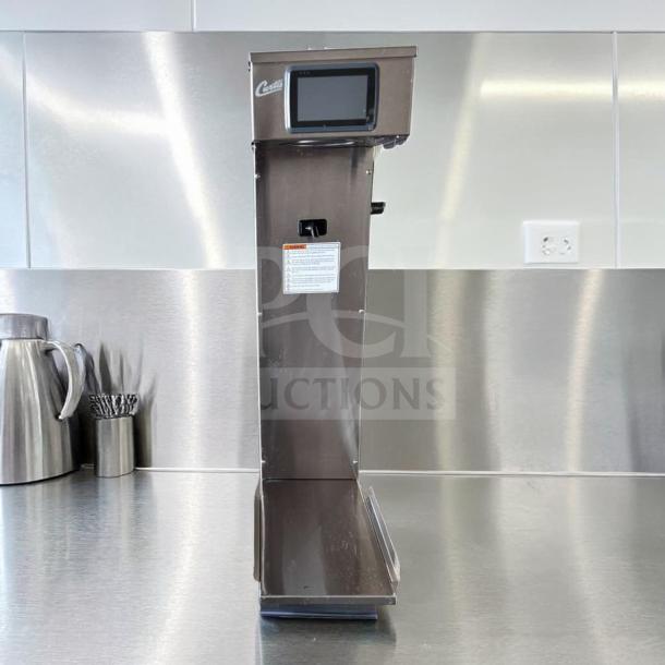 Wilbur Curtis G4TB Commercial Tea Brewer, stainless steel, digital control, 3-5 gallon capacity, immaculate condition, 120V.