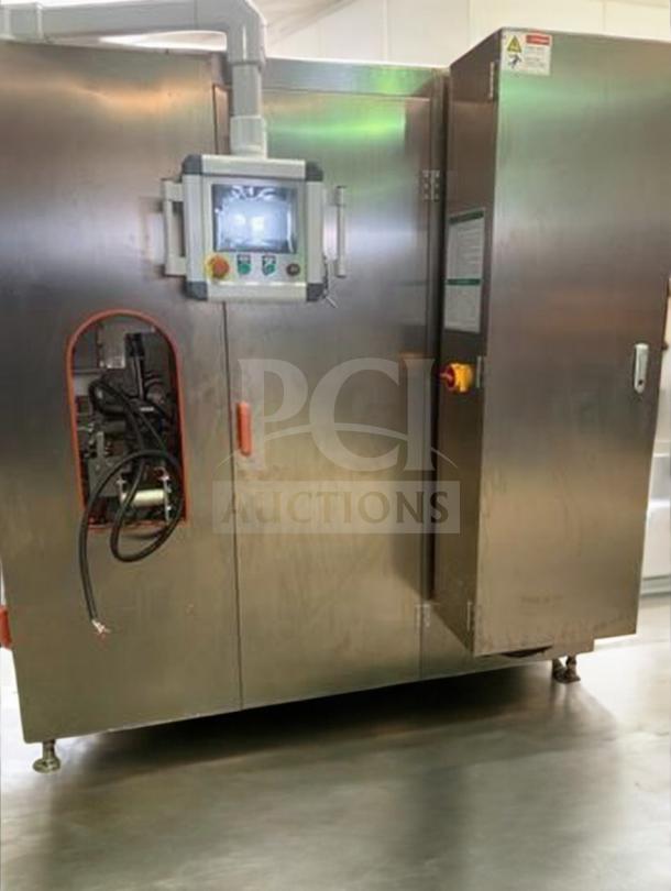 Premium condition TANG Two-Head Automatic Filling Machine, model TAN-L-FIL-0423, for sauces & liquids; fully operational.