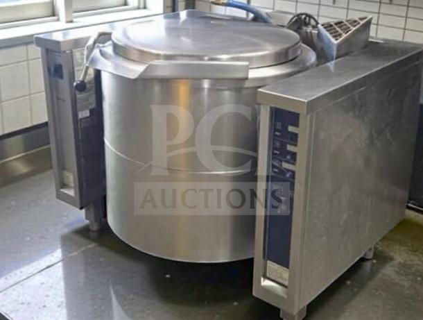 Electrolux Professional GU5EOE0000 commercial tilting boiling pan, stainless steel, UL listed, fully tested, premium condition.