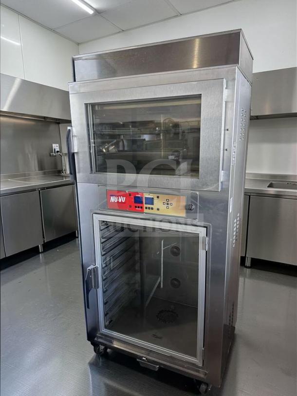 Nu-Vu SUB-123P commercial oven/proofer combo, premium condition, UL Listed, 208V 3 Phase, stainless steel, fully operational.