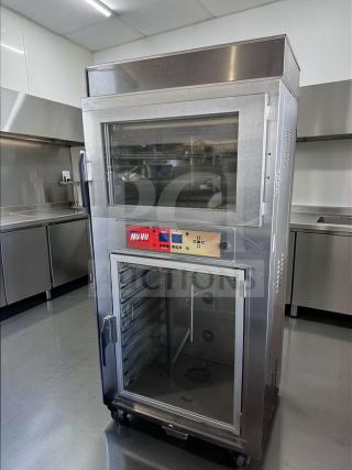 Nu-Vu SUB-123P commercial oven/proofer combo, premium condition, UL Listed, 208V 3 Phase, stainless steel, fully operational.