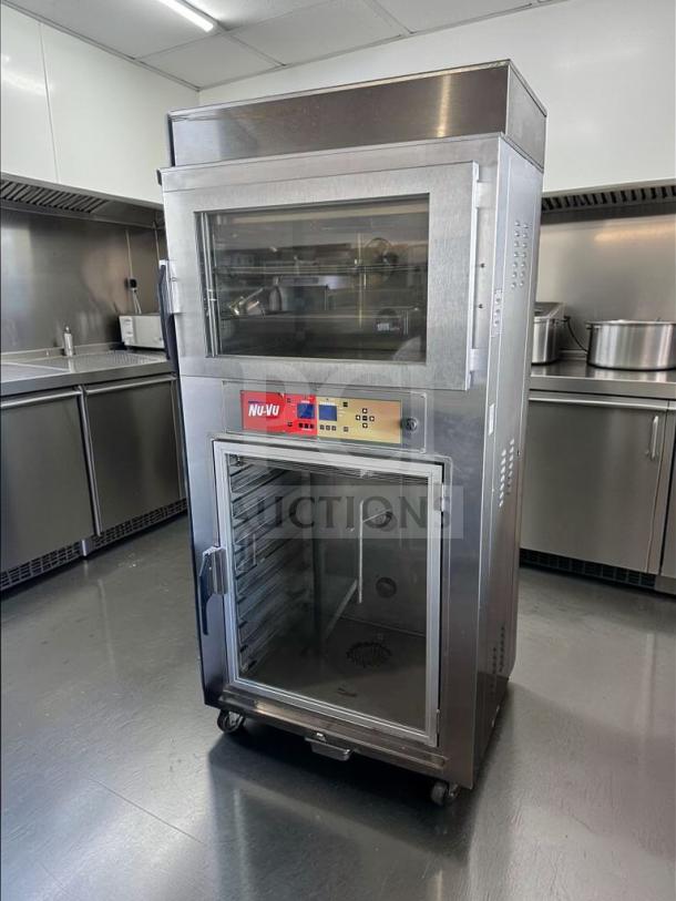 Nu-Vu SUB-123P commercial oven/proofer combo, premium condition, 208V 3-phase, UL listed, fully tested, stainless steel.
