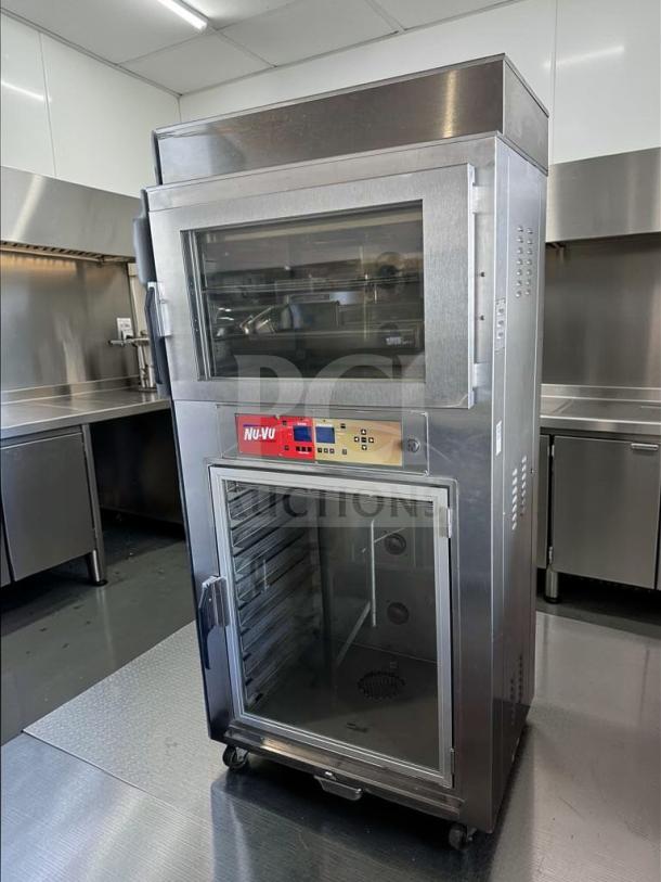 Nu-Vu SUB-123P commercial oven/proofer combo, premium condition, 208V 3 Phase, UL Listed, stainless steel, fully tested.