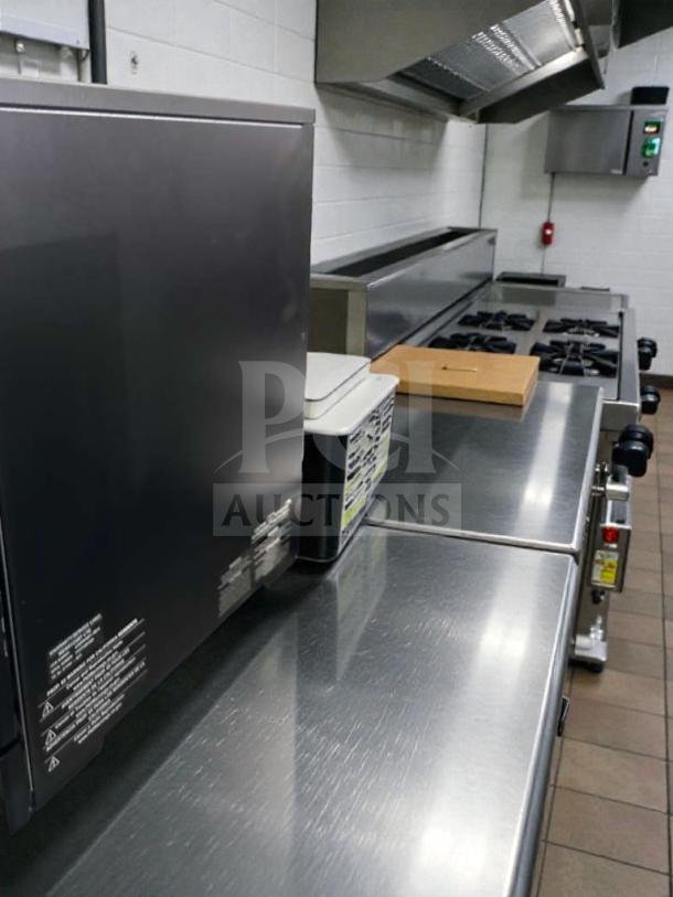 Merrychef commercial high-speed oven, top-tier condition, touchscreen control, fully tested, model MER-L-OVN-0368.