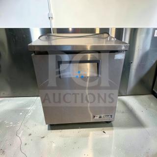 Immaculate True TUC-27-LP undercounter refrigerator, 115V, single phase, fully tested, True Manufacturing, USA.