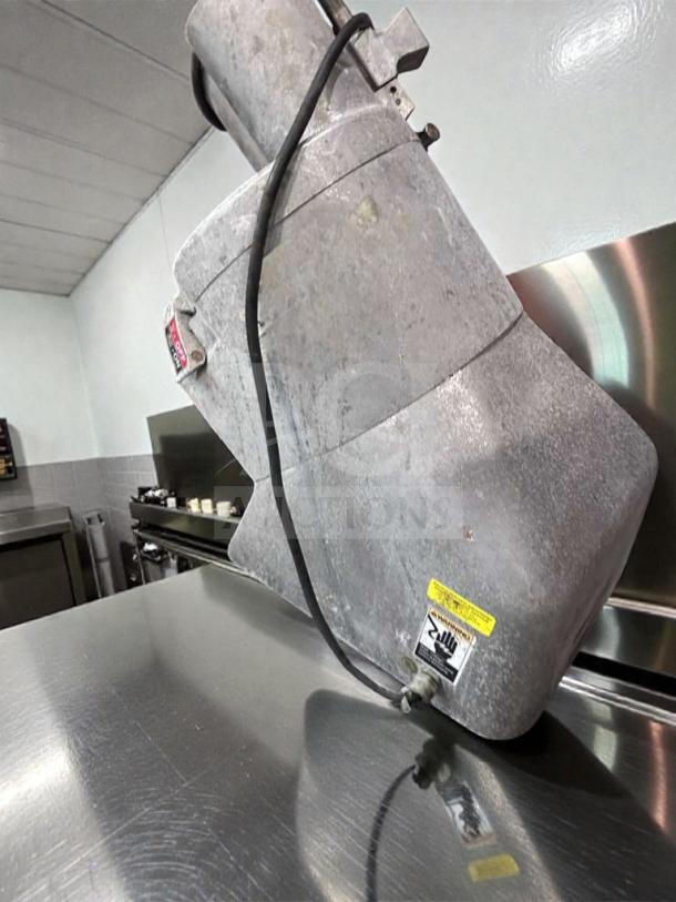 General Slicing/Red Goat commercial vegetable slicer, heavy-duty, NSF certified. Model GEN-M-SLC-0546, fully operational.