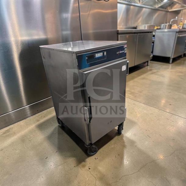 Alto-Shaam 1000-TH/II Halo Heat® Cook & Hold Oven, half-size, stainless steel, on wheels, excellent condition.