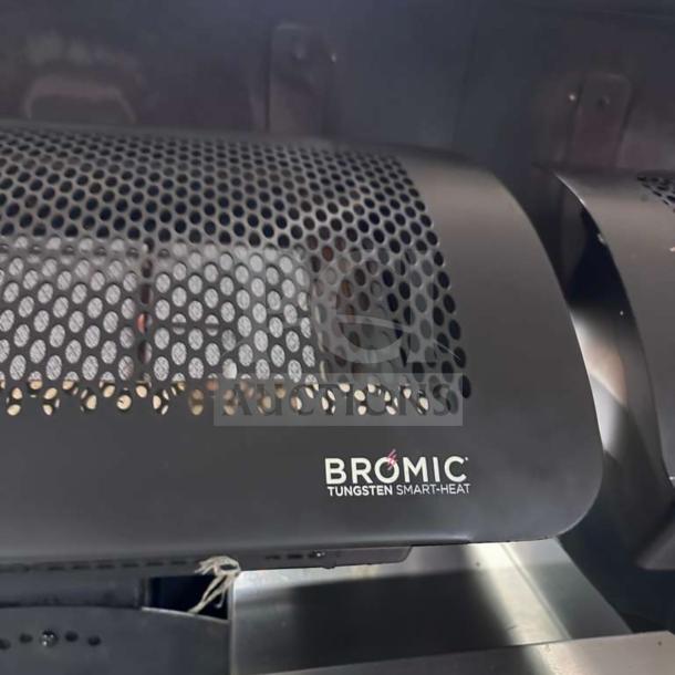 Bromic Tungsten Smart-Heat gas radiant heater, wall-mounted, high output, elite condition, fully tested and operational.