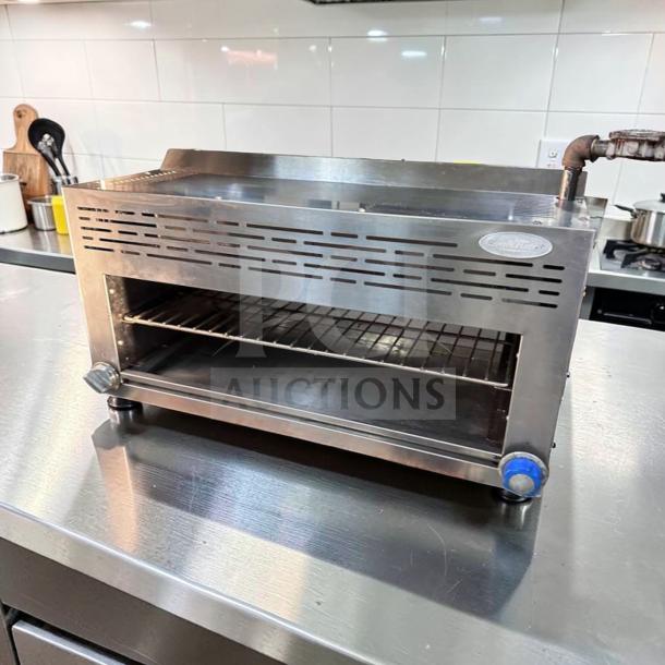 Atosa ATCM-36 CookRite 36" Gas Cheesemelter, dual infrared burners, commercial salamander broiler, superior condition.