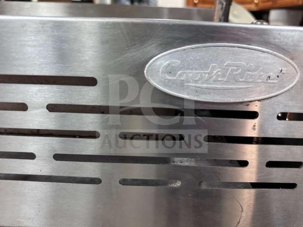 Atosa ATCM-36 CookRite gas cheesemelter, superior condition, stainless steel, dual infrared burners, commercial use.