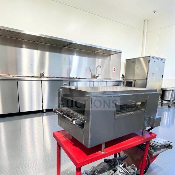 Star Holman QT14 conveyor toaster oven, stainless steel, excellent condition, heavy duty, 208/240V, for commercial use.