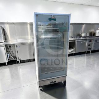 Arctic Air GDR22 1 Door Glass Merchandiser Refrigerator, excellent condition, commercial cooler, 115V, fully tested operational.