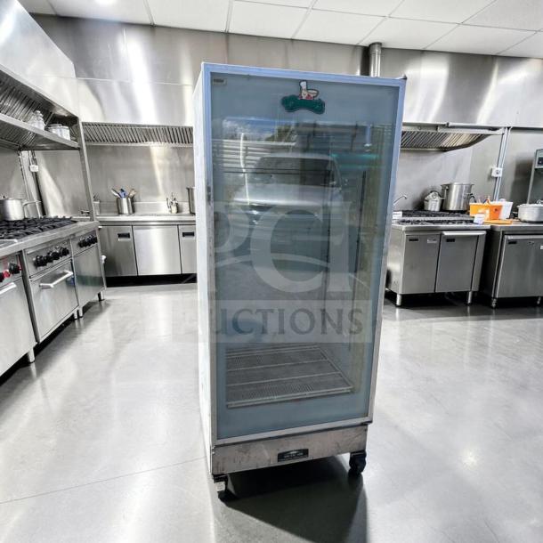 Arctic Air GDR22 glass merchandiser refrigerator in excellent condition. Commercial display cooler, 115V, fully tested.