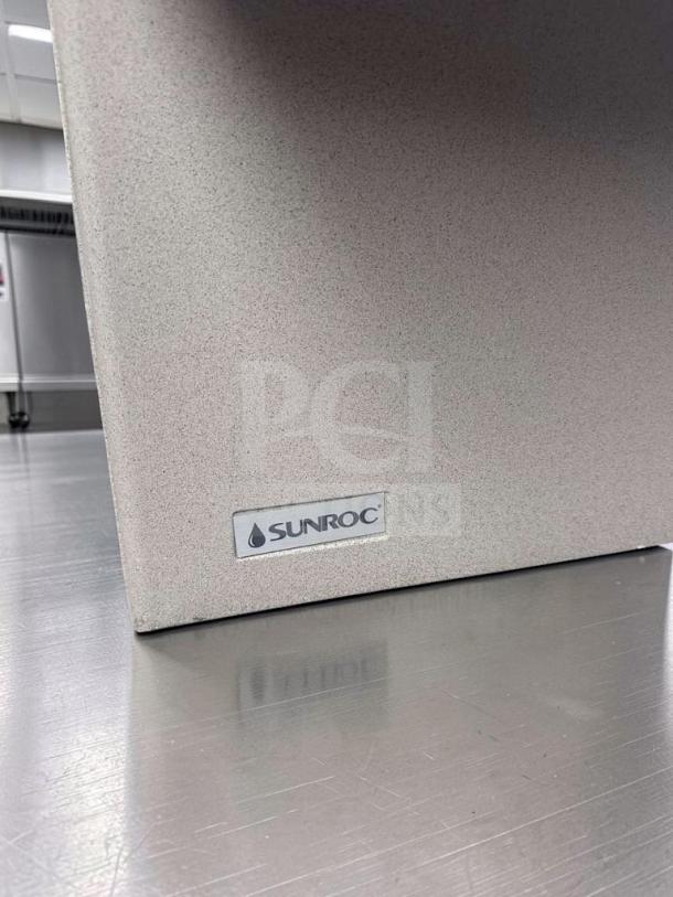 Sunroc ADA8ACB drinking fountain, top-tier condition, ADA compliant, 8 GPH, fully operational. Sunroc logo visible.